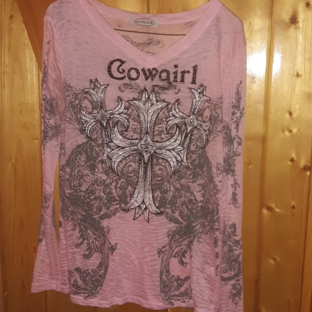 Long sleeve cowgirl shirt